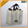 high quality customized promotional eco reusable non woven bottle wine bag